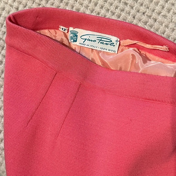 Vintage Gino Paoli Italian Wool Pencil Skirt - Picture 3 of 5